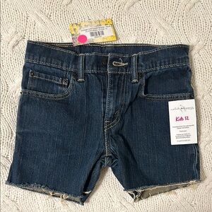 Nantucket Kids Denim Shorts - Dark Blue